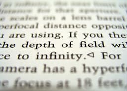 Depth of field
